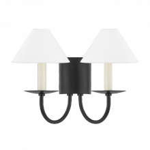 Mitzi by Hudson Valley Lighting H464102-SBK - Lenore Wall Sconce